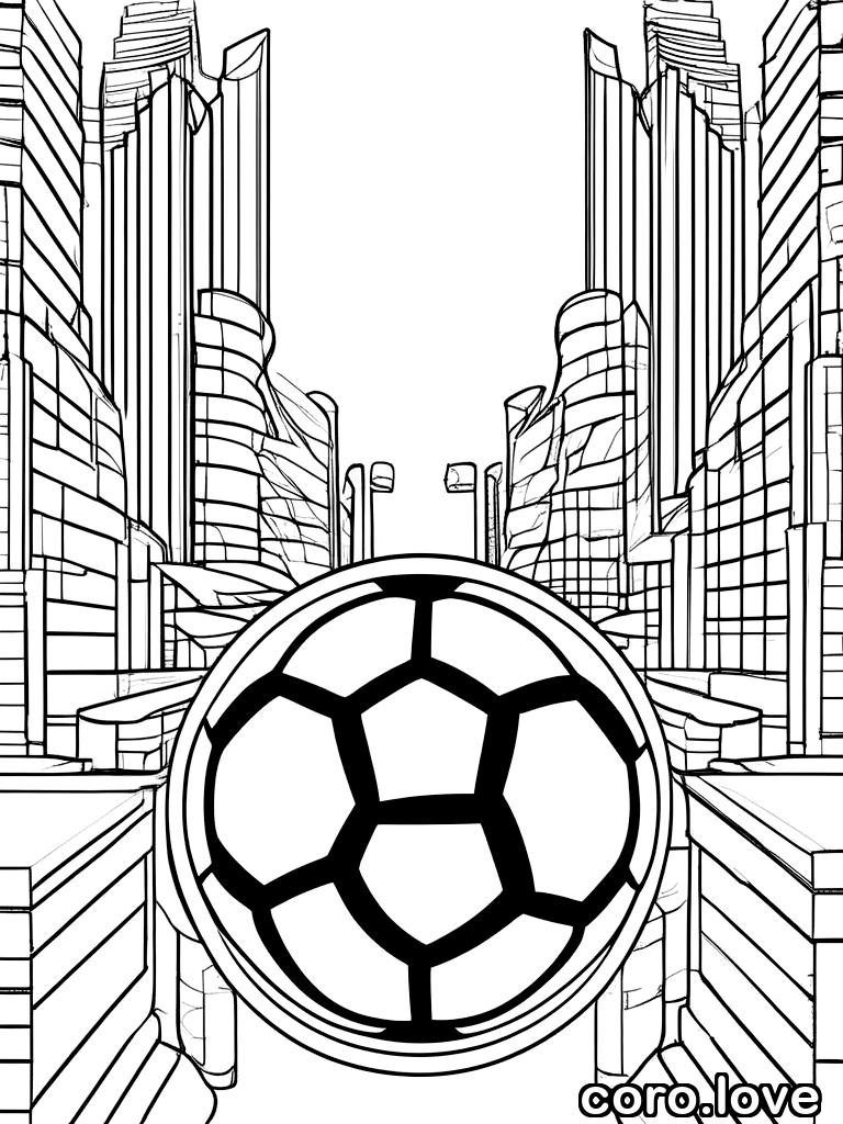 Ball coloring page - Ball