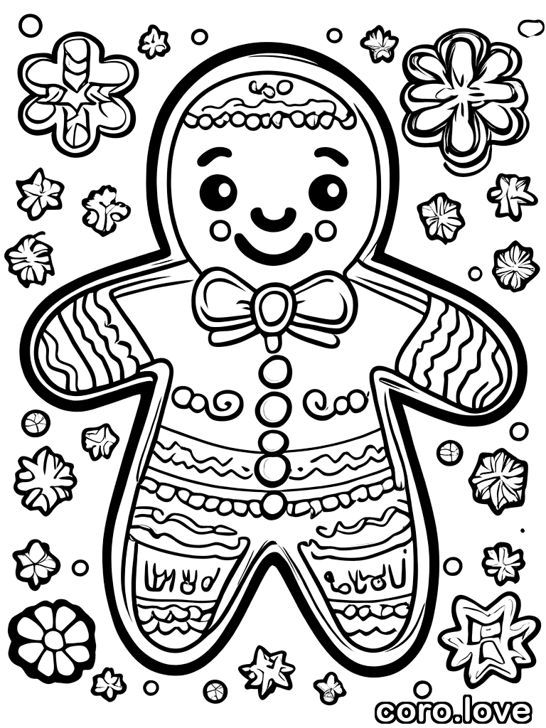 cookie coloring page - Cookie