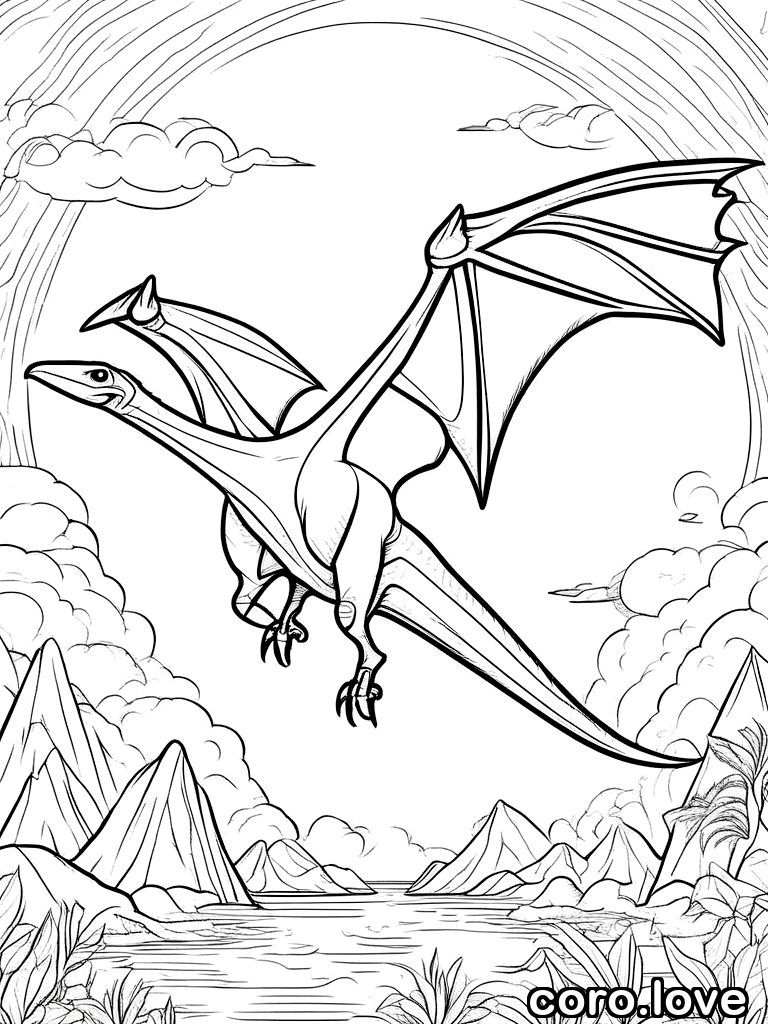 dinosaur coloring page - Dinosaur