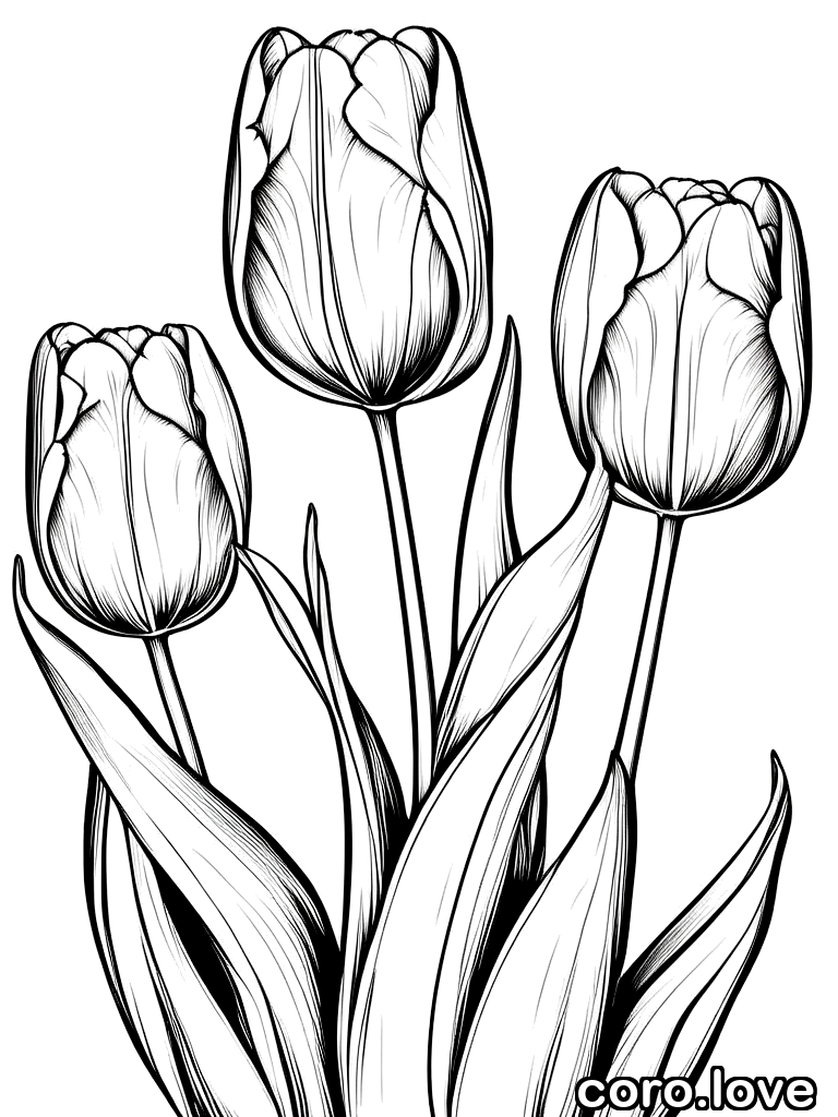 Flower coloring page - Flower