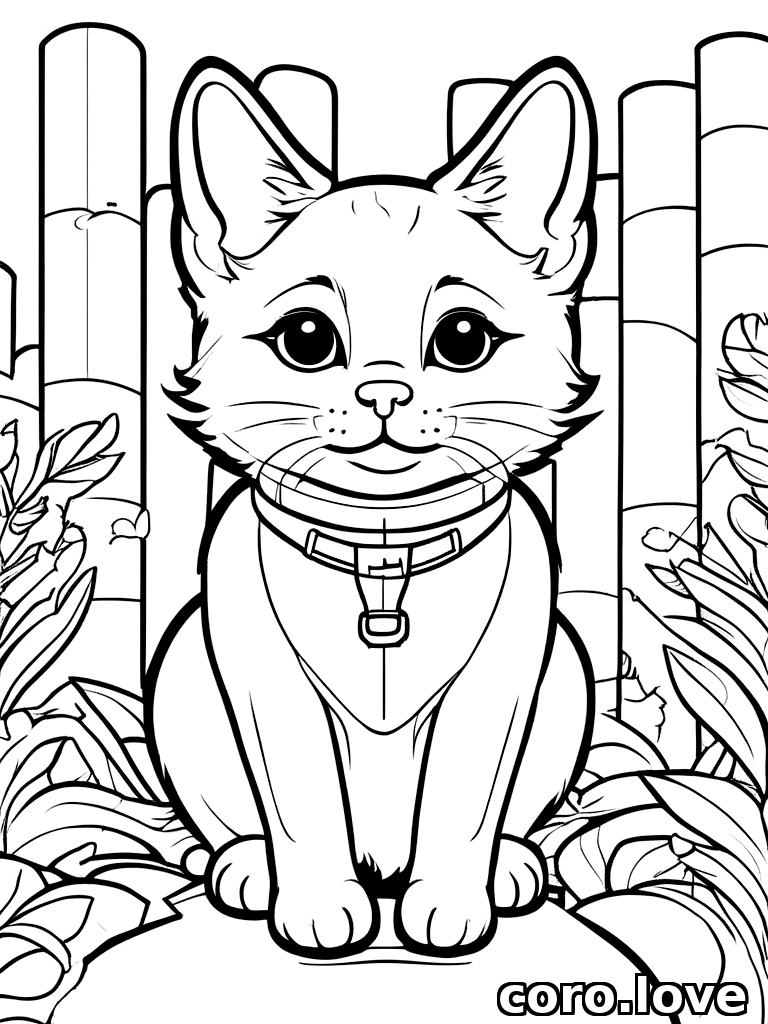 Veterinarian coloring page - Cute Veterinarian